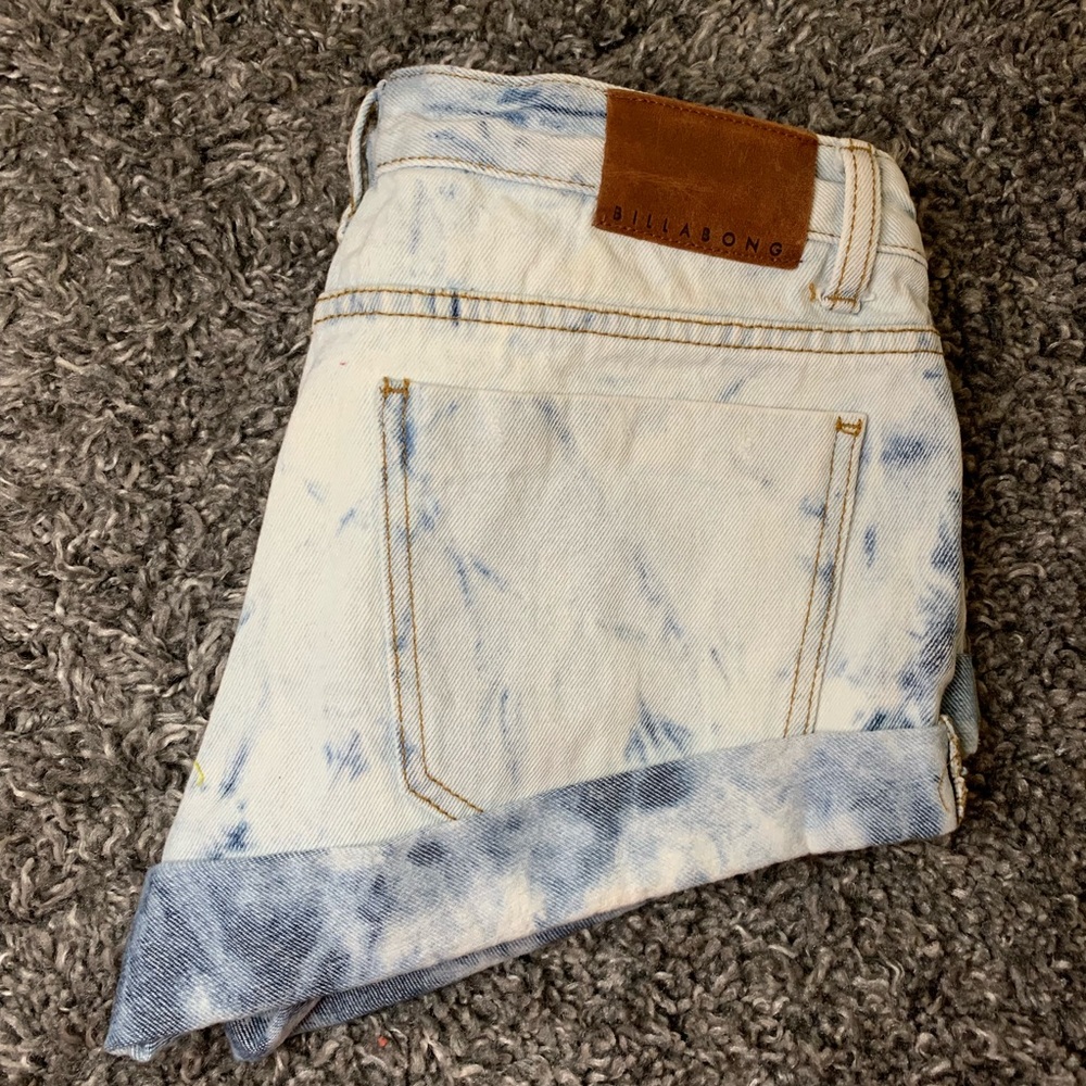 Billabong acid wash shorts